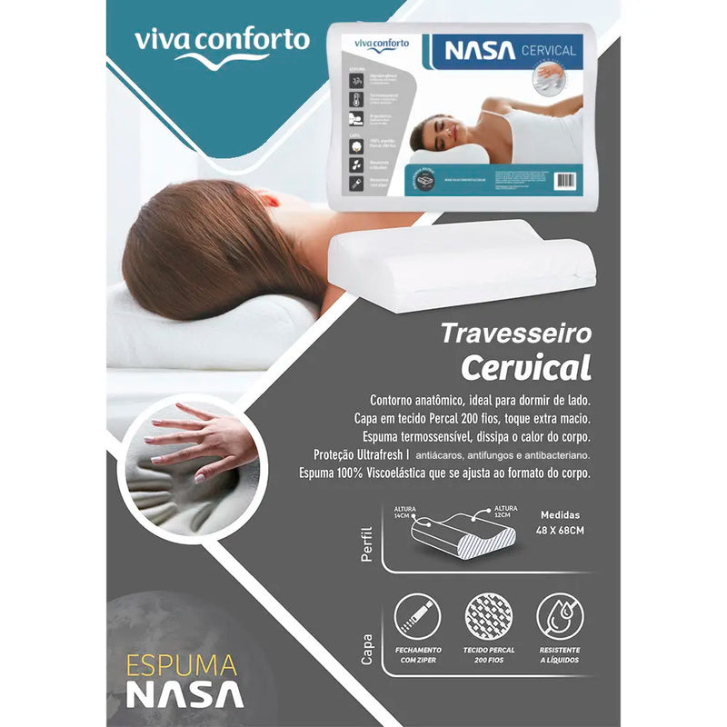 Travesseiro Nasa Cervical